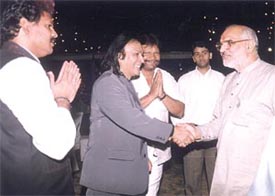 Former Indian Test player and Member of Parliament Kirti Azad 
