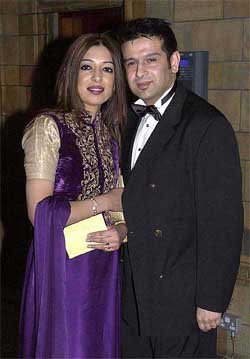 Dr Sunny Luthra with his wife Zubi