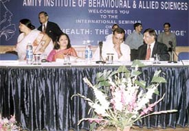 A seminar on the state of mental health was held at the Amity Institute of Behavioural and Allied Sciences