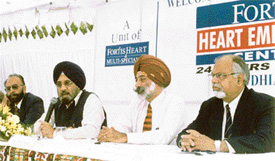 Mr Harpal Singh, chairman of Fortis Healthcare Limited