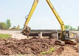 A disaster waiting to happen? Work has begun on a project to increase the water level in the Sukhna lake