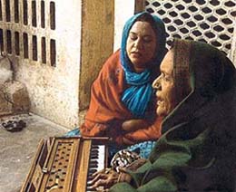 Salma with her daughter