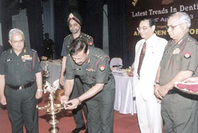 Distinguished armymen at the conference, Dental Update - 2003: Latest trends in Dentistry 
