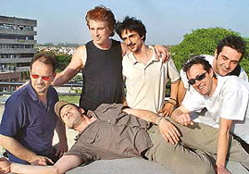 Members of ethno-rock troupe Faubourg de Boignard at Alliance Francaise, Sector 36, in Chandigarh on Tuesday.