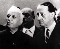 Jawaharlal Nehru and Andr Malraux 