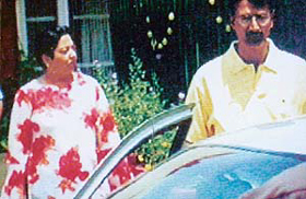 Mr R.K. Sharma, a former IG, Haryana, and accused in the Shivani Bhatnagar murder case, who arrived in Panchkula on Friday on five-day bail to attend his daughters wedding. 