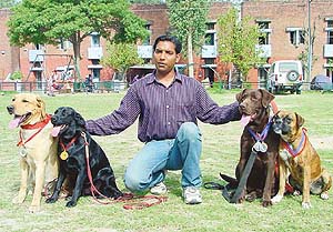 Balwinder with his winners
