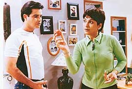 Scene from Samnewali Khidki: Situational comedy