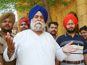 Prime accused Devinder Singh Pappu in police custody