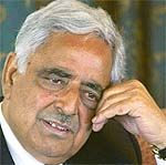 Chief Minister Mufti Mohammad Sayeed