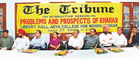 From left to right: Mr Shashi Pal Jain, Mr Charanjit Singh, Mr A.S. Prashar, Ms Veena Mahajan, Mr A.J. Philip, Mr Vijay Sehgal, Mr S.S. Bhullar, Mr Donald Banerjee and Mr Yajan Kashyap.