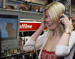 German supermodel Claudia Schiffer