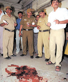 The blood-splattered corridor of Tis Hazari courts