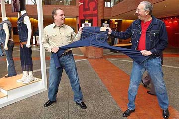 Levi Strauss & Co. CEO Phil Marineau and company Chairman Robert Haas