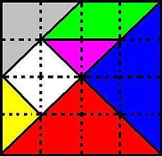 A Tangram puzzle