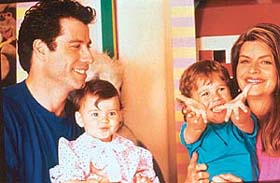 Travolta in Look Whos talking: Kid stuff