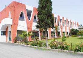 A view of IS Dev Samaj School, Sector 21, Chandigarh