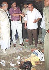 The body of the 7-yr-old-girl who was battered to death in the Capital on Friday 