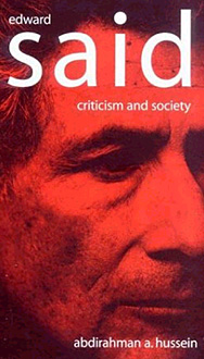 Edward Said: Criticism and Society