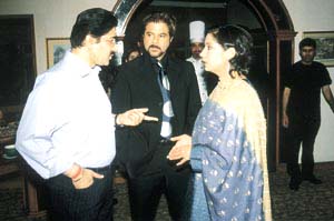 Sandeep Marwah, Anil Kapoor and Shabana Azmi