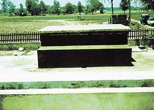 Takht-i-Akbari, where the coronation ceremony of Emperor Akbar was performed
