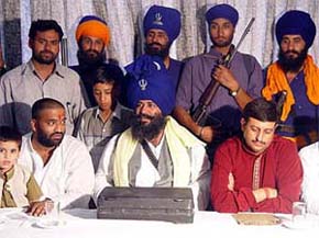 Baba Ajit Singh talks to mediapersons in Ambala 