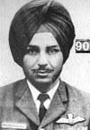 File photo of Flt-Lt Gurdev Singh Rai