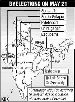 Byelections on May 21