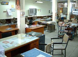 Banks remained deserted during the strike