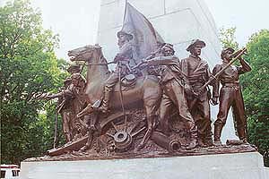 One of the over thousand memorials at Gettysburg