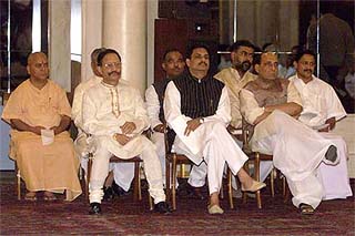 Three new Cabinet ministers and five Ministers of State