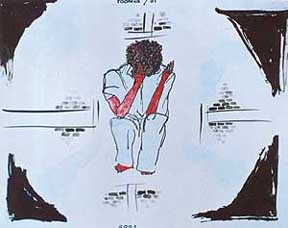 Homesick exile: A painting by the writer