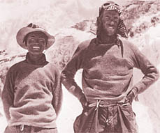 Rising to the occasion; Tenzing & Hillary