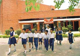 A view of Govt. Model High School Sector 36