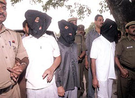 Desperate inter-state criminals being produced at Patiala House Court in the Capital 