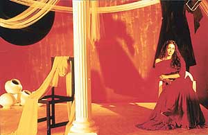 Tabu in a scene from Mian Maqbool, an adaptation of Shakespeares Macbeth