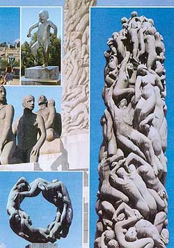 Sculptures in the Vigeland Park