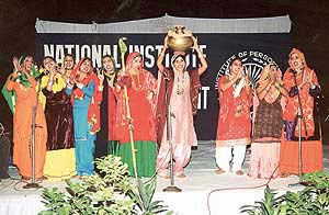 A cultural programme organised on the occasion of national council meet of the NIPM