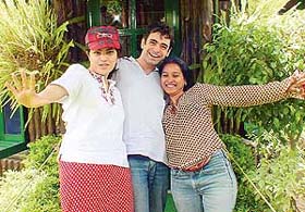 Meghna Tewari, Dilip Shankar and Tilottama Shome at Durga Das Foundations summer workshop in Chandigarh