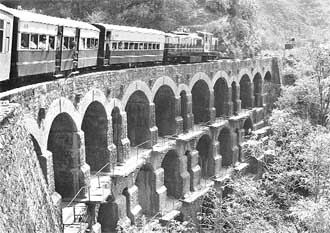 The bridges on the route revive memories of days