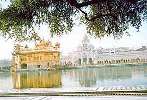 A view of the Golden Temple