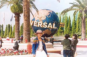 The entrance to the Universal Studios, Osaka