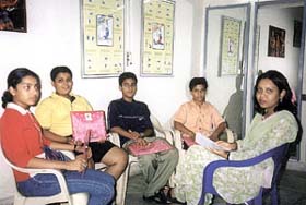 Students at  Metamorphoz