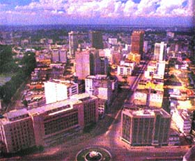 Dhaka skyline