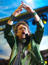 Rolling Stones lead vocalist Mick Jagger