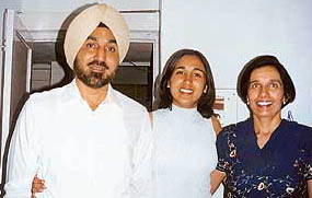 Surinder Singh & Sukhwant with their daughter Simran