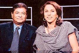 Dilip and Shobhaa De in Face to Face: Together series 