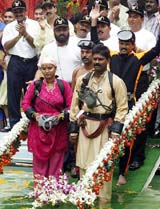 Indian couple, Chandan Thakoor and Dipti Pradhan
