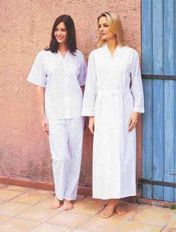 Pyjama suits and nightgowns continue to be the most popular sleepwear options