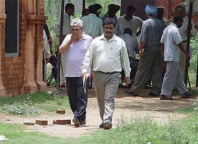 Former Executive Director of Haryana Financial Corporation Ugra Sain Chadha who was sent in police remand